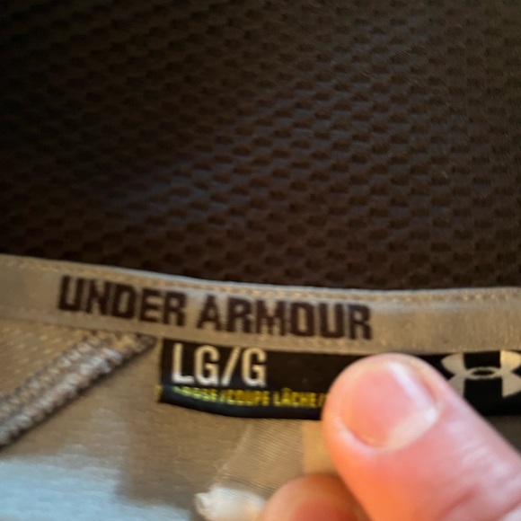 Under Armour large men’s golf 3/4 zip - Picture 3 of 4